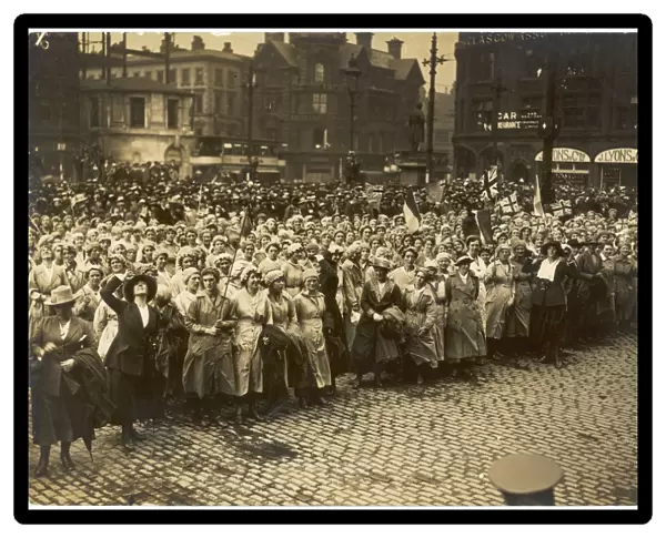 Crowd of Ww1 Workers