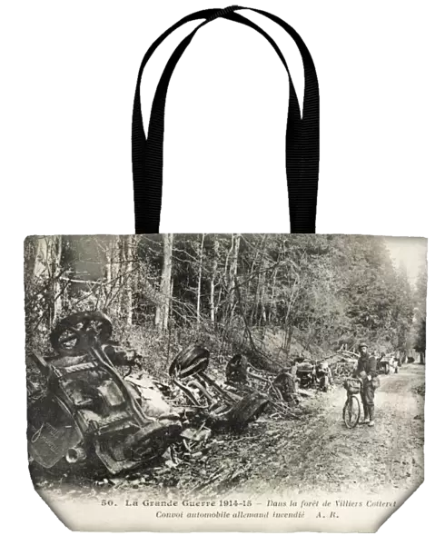 1914  /  German Convoy Burnt
