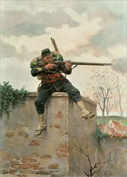 French Soldier Sniping