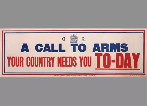Poster, A Call to Arms