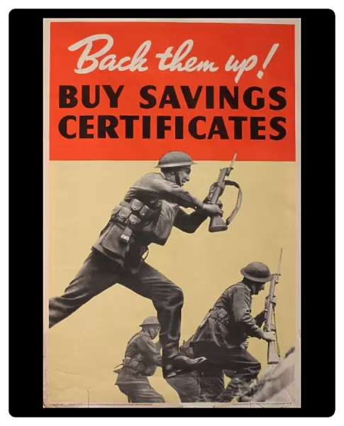 Wartime poster, Buy Savings Certificates