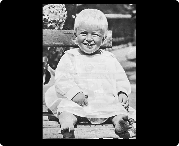 Prince Philip, Duke of Edinburgh as a baby, 1922