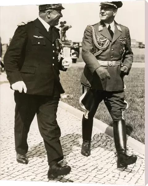 General Vuillemin and General Milch, Berlin