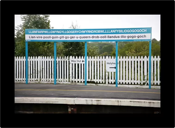 Llanfairpwll station, Wales