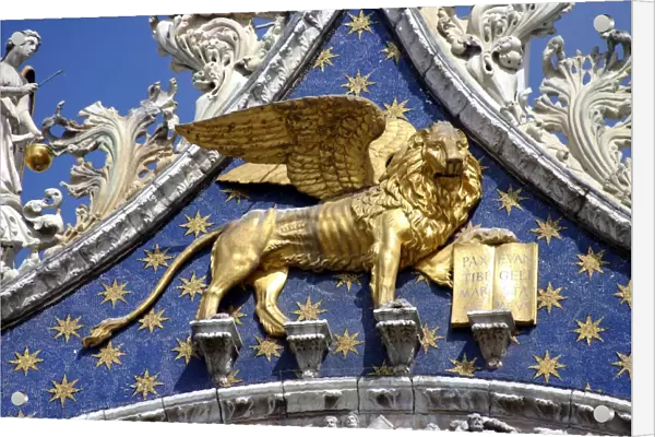 Winged Lion on the Basilica Di San Marco