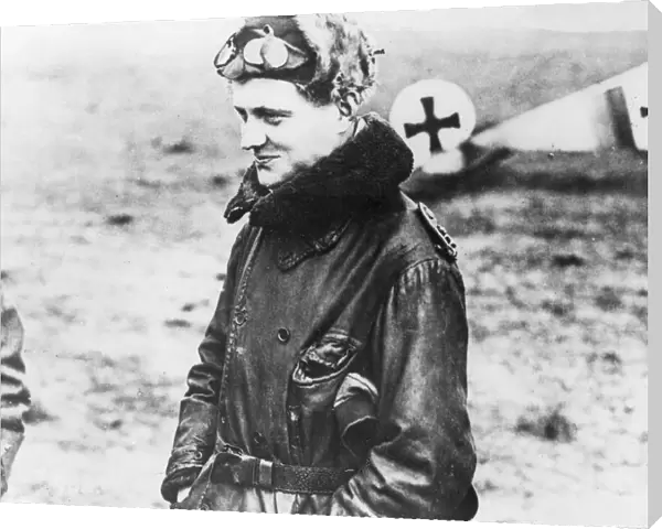 Baron Manfred von Richthofen, German air ace, WW1