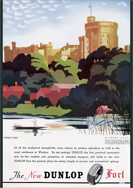 Dunlop advertisement, Windsor Castle