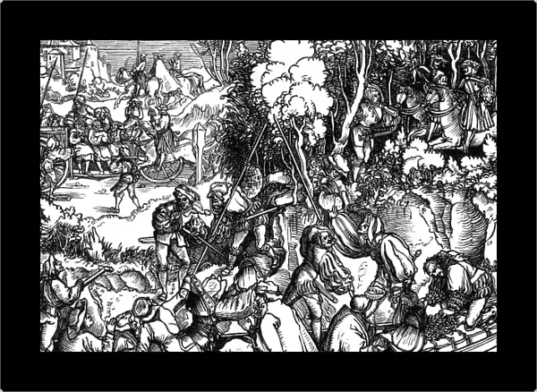 German robbers during the Peasants War