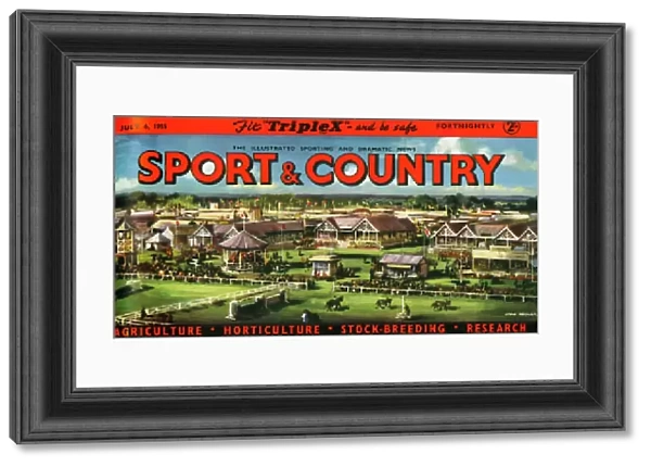 Sport & Country nameplate with racecourse