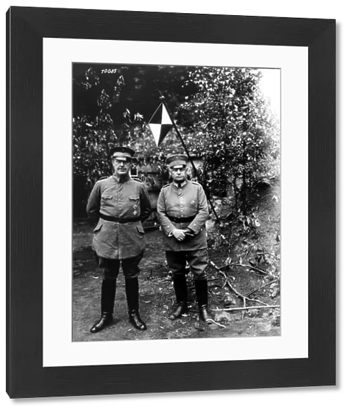 General von Schoeler with Major von Morshach