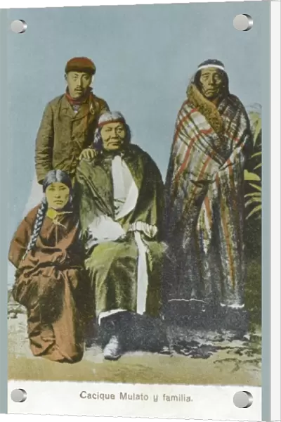 Mulatto Chief and family - Chile