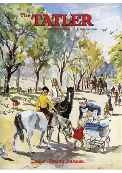 Tatler front cover - Early Spring Number 1954
