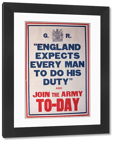 Poster, England Expects Every Man to do his Duty