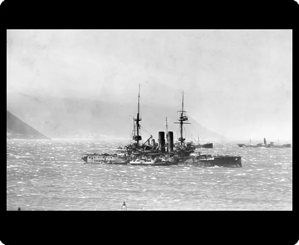 HMS Albion, British battleship, WW1