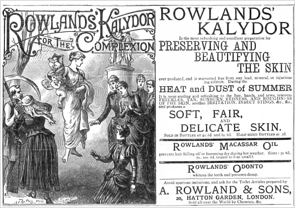 Rowlands Kalydor advertisement, 1887