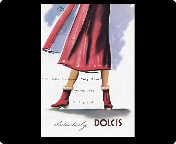 Advert for Dolcis winter boots