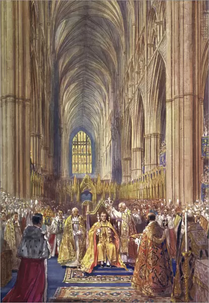 The coronation of King George VI