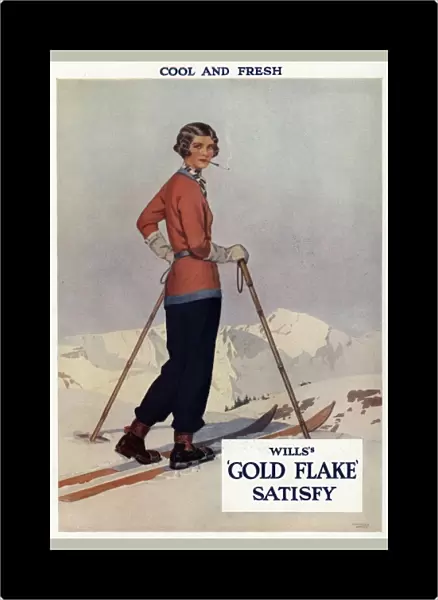 Advert for Wills Gold Flake cigarettes