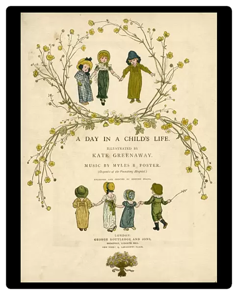 Main title page design, A Day in a Childs Life