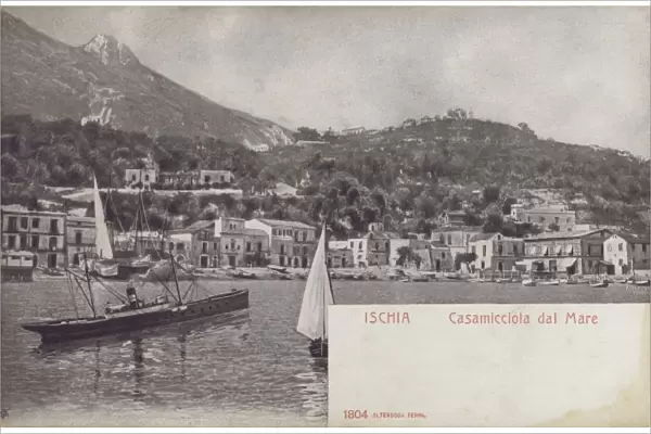 Ischia, Italy - Casamicciola viewed from the Sea