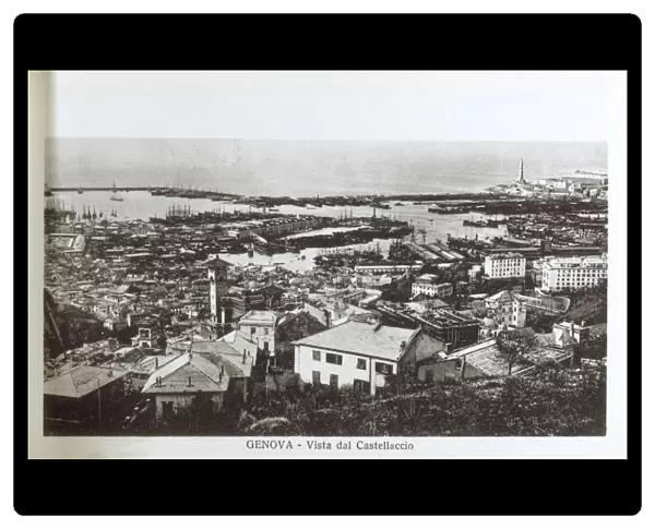 Italy, Genoa - View of Castellaccio