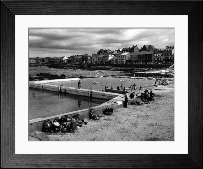 Framed Print : Portstewart Seaside Resort Print, Northern Ireland, 1950s Framed Print : Portstewart Seaside Resort Print, Northern Ireland, 1950s