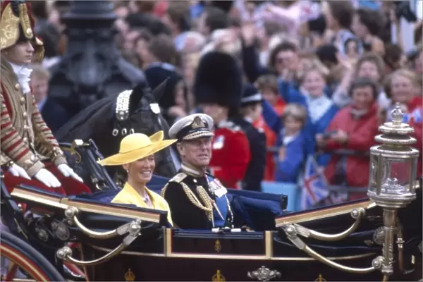 Royal Wedding 1986 - Prince Philip and Susan Barrantes