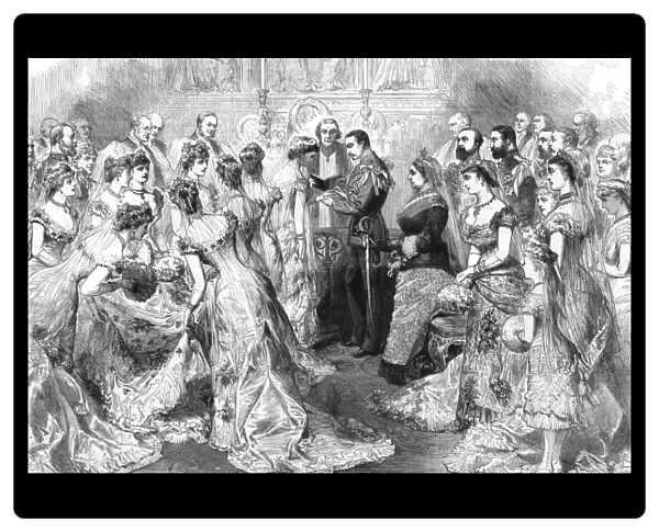 Royal Wedding 1882 -- Prince Leopold, Duke of Albany