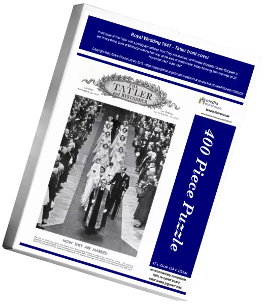 Royal Wedding 1947 - Tatler front cover