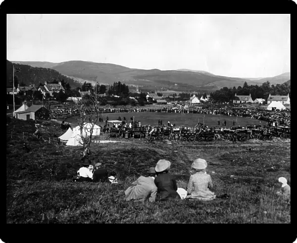 General view of Braemar Highland Games, Scotland