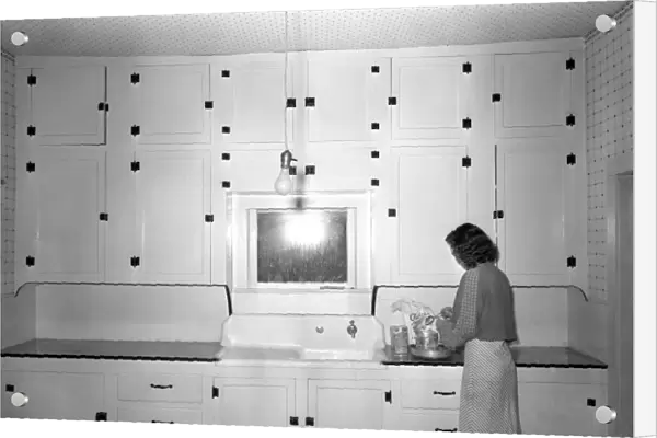 Kitchen of tenant purchase client. Hidalgo County, Texas