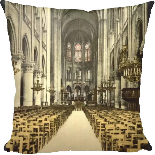 Notre Dame, interior, Paris, France