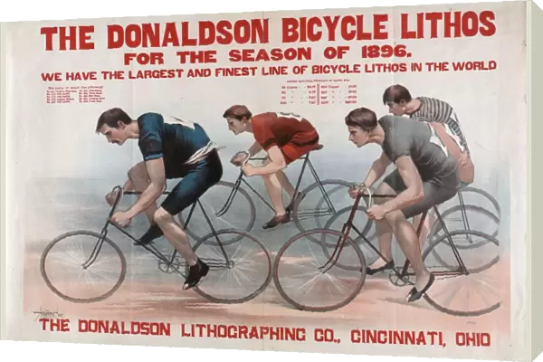 The Donaldson bicycle lithos for the season of 1896