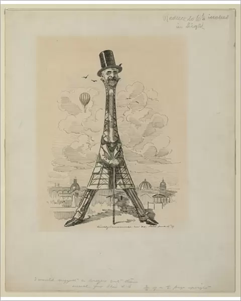 M. Eiffel, our artists latest tour de force, June 29, 1889