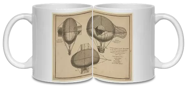 Elevations and plan of balloon