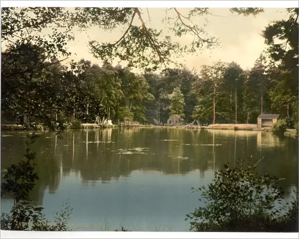 Royal Military College, bathing lake, Sandhurst, Camberley