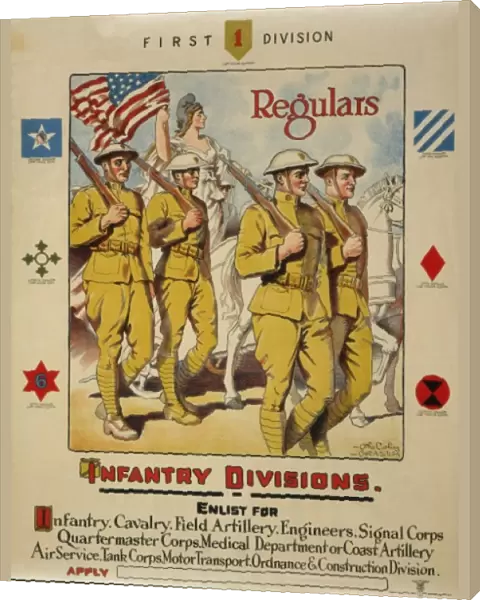 First division, regulars - Infantry divisions - Enlist for i