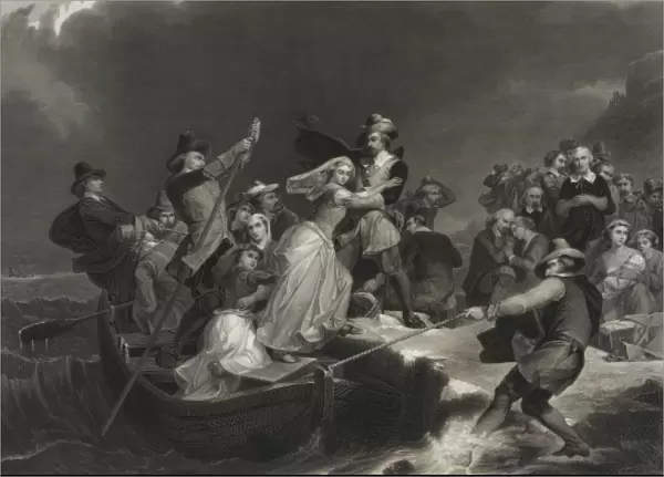 Landing of the Pilgrims on Plymouth Rock, 1620