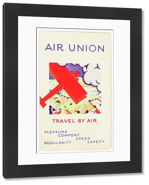 Cover design, Air Union timetable
