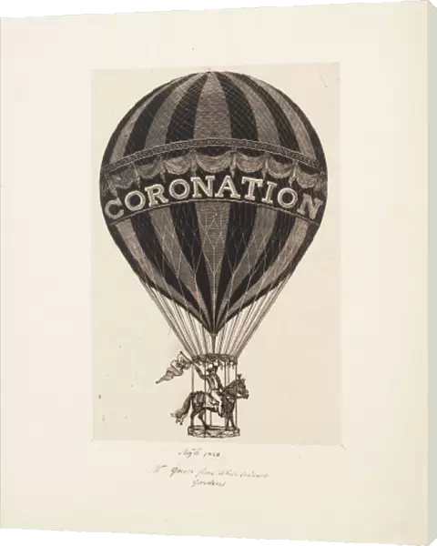 Charles Green in the Coronation Balloon