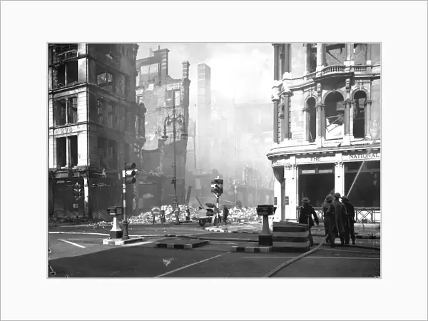Blitz on London -- John Lewis, Oxford Street, WW2