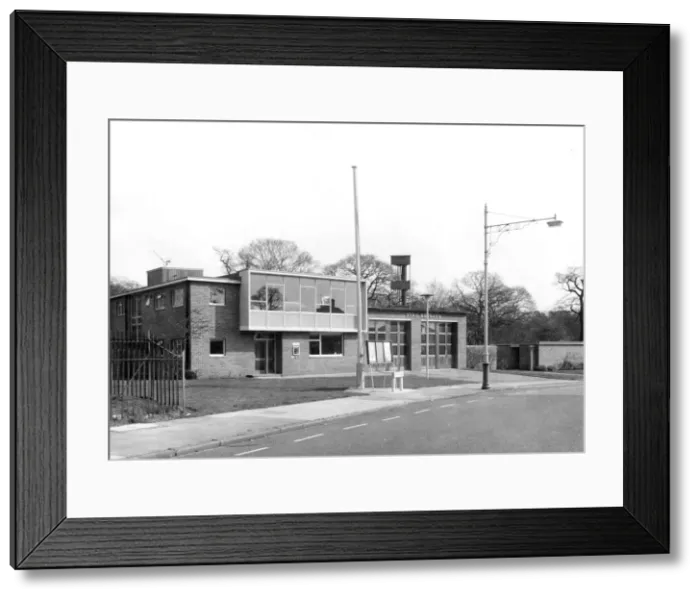 Framed Print : Stanmore Fire Station Print, London Fire Brigade