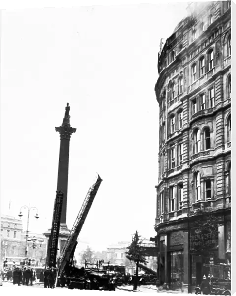 LCC-LFB Major fire, Grand Hotel, Trafalgar Square