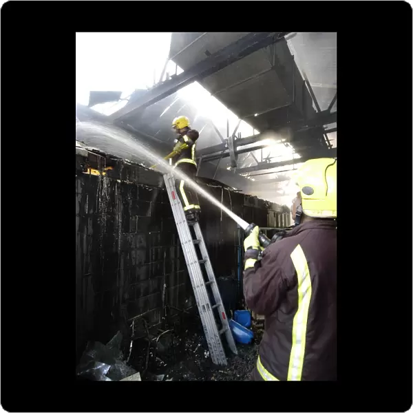 Fire at commercial premises, Walthamstow