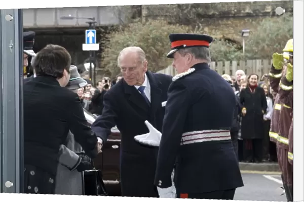 Prince Philip at the opening of new LFB Headquarters
