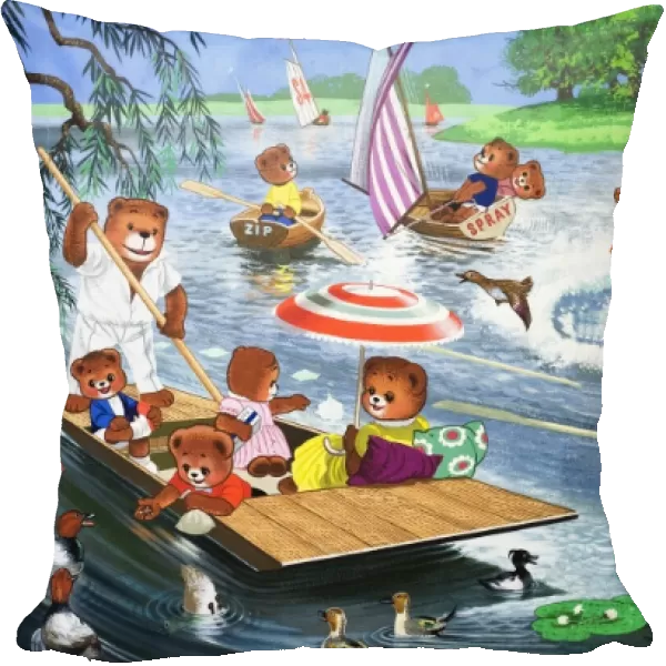 Teddy Bears on the River