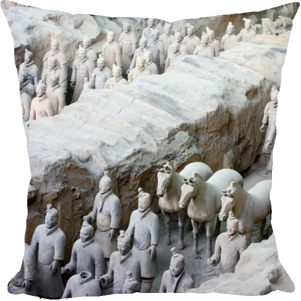 Terracotta Army. 221-206 BC. CHINA. Xian. Mausoleum