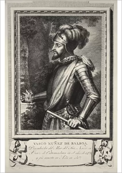 NUхZ DE BALBOA, Vasco (1475-1517). Spanish discoverer