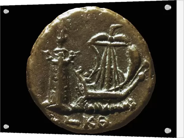 Roman coin minted in Alexandria during the reign
