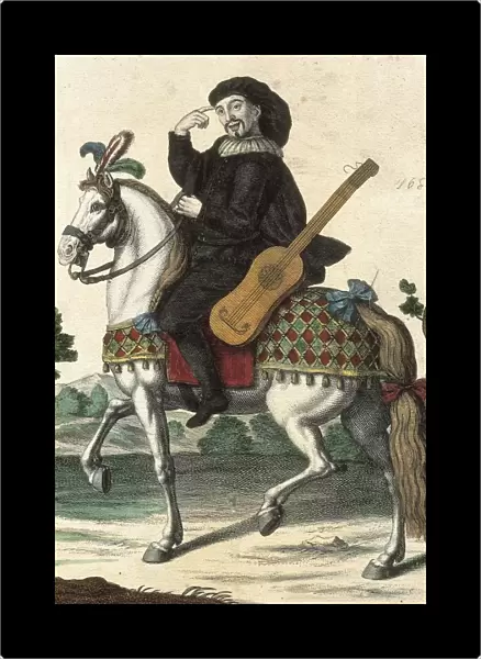 Scaramouche, character of the Commedia dell Arte